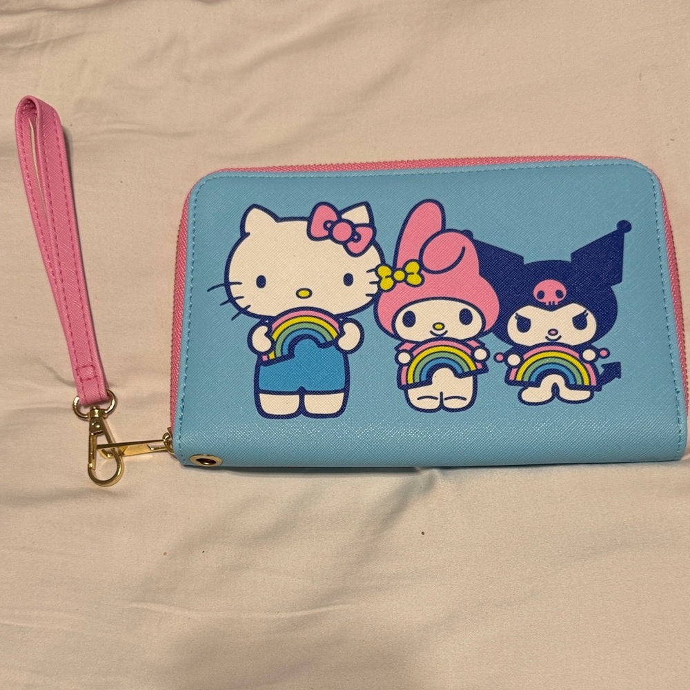 Loot Crate Hello Kitty and Friends Blue and Pink Wristlet